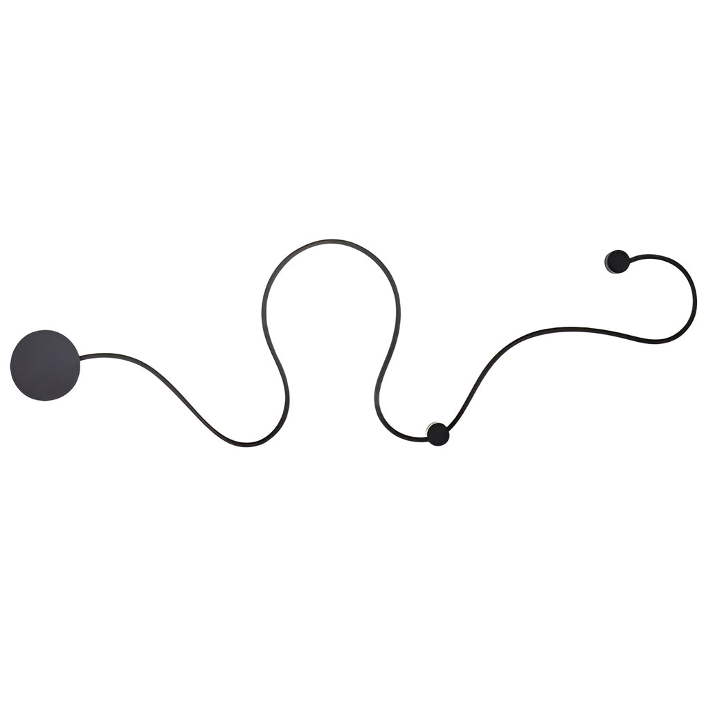 Creative Long Curved Linear Led Modern Wall Sconce Lighting Wall Light Wall Lamp