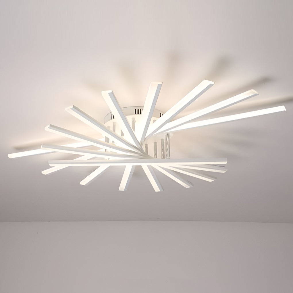 Creative Strip Stepless Dimming Led Chandelier Li002021