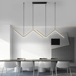 Wavy Linear Led Nordic Pendant Light Ha075738