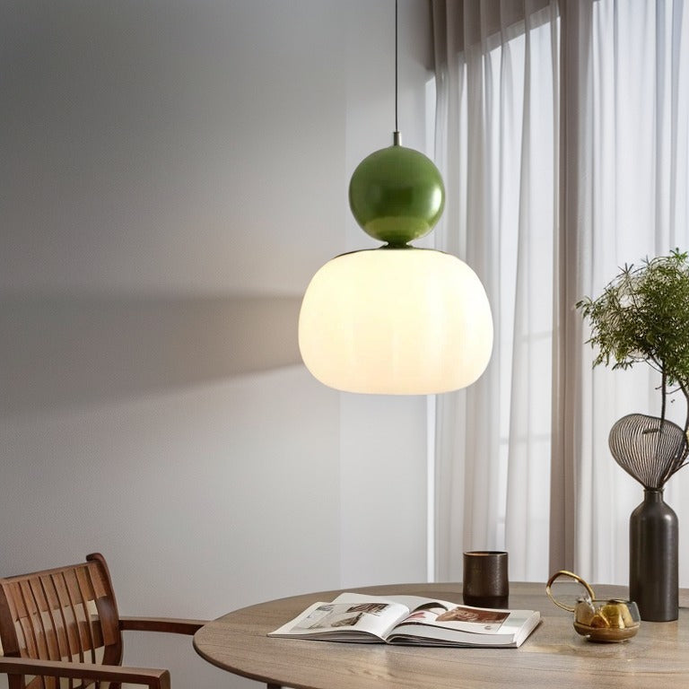 Art Deco Pendant Light Cream
