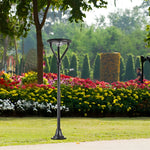 Round Led Solar Lamp Post Ha085260