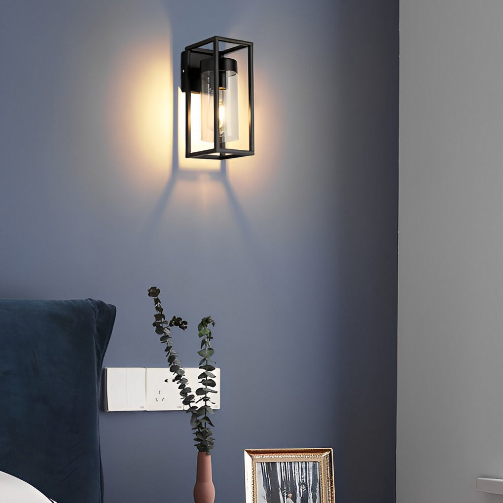 Rectangular Black Wall Lamp Ha077812