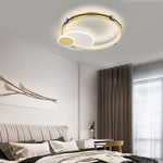 Ring Round Three Step Dimming Creative Modern Led Ceiling Light Fixture