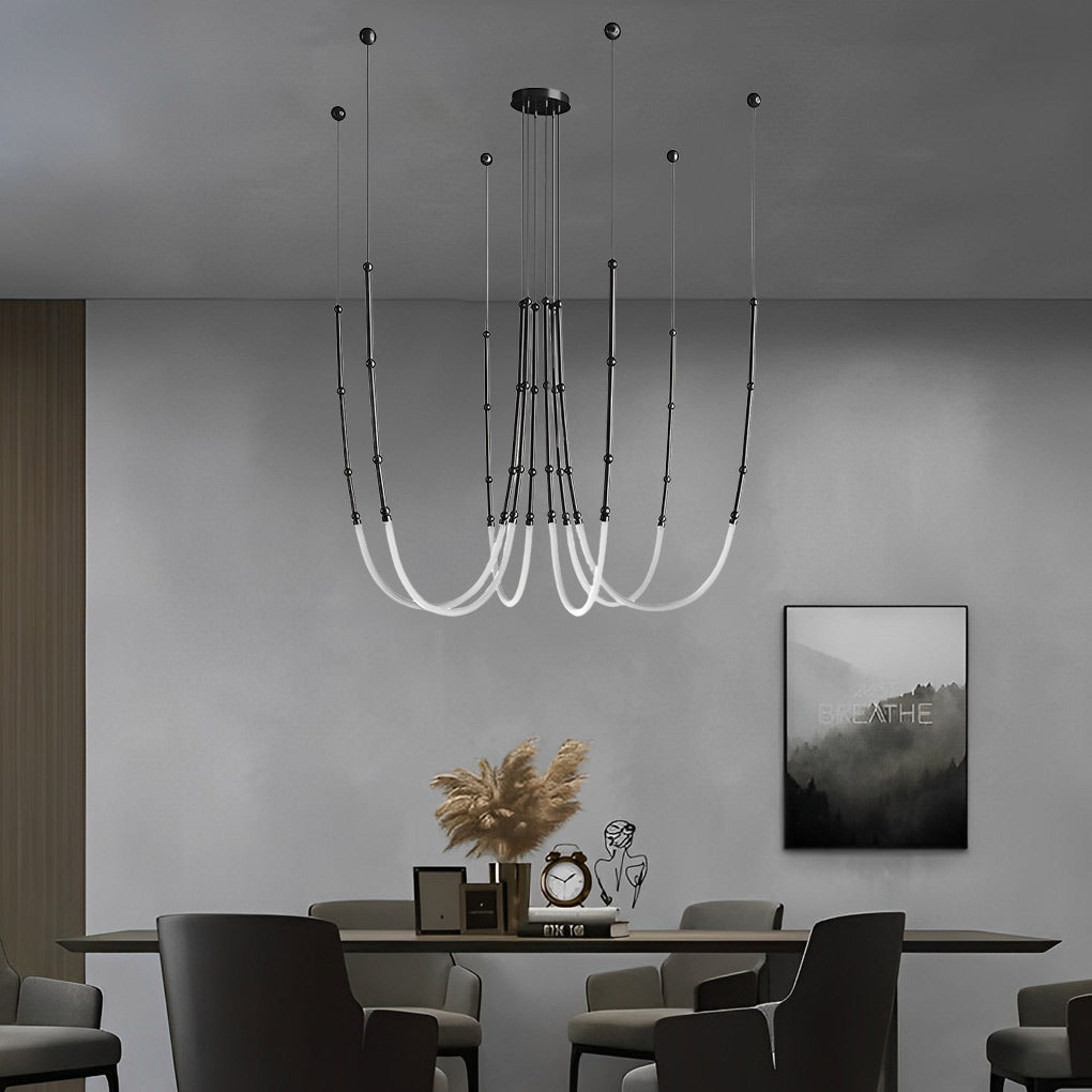 Adjustable Modern Staircase Pendant Light Ha083259