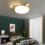 Round Cartoon Crowns Ceiling Light Ha091436