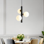 3 Glass Balls Led Chandelier Light Ha098857
