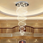 Double Spiral Led Staircase Chandelier Ha098799