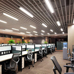47 Inch Led Linear Tri Proof Light Ip65 White Vapor Tight Flush Mount Ceiling Light 3000K 5000K