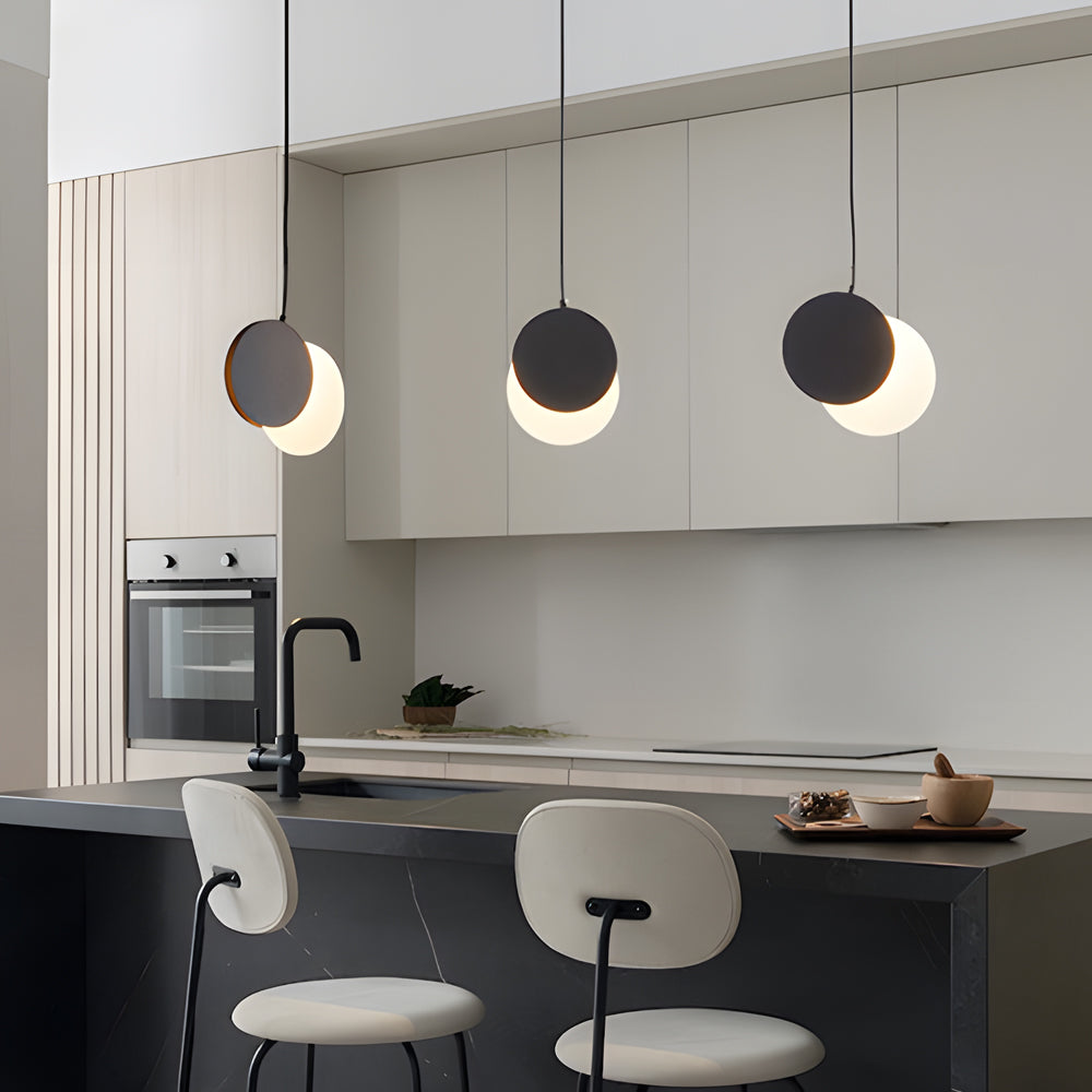 Lunar Eclipse Adjustable Led Kitchen Pendant Lighting Hanging Lamp