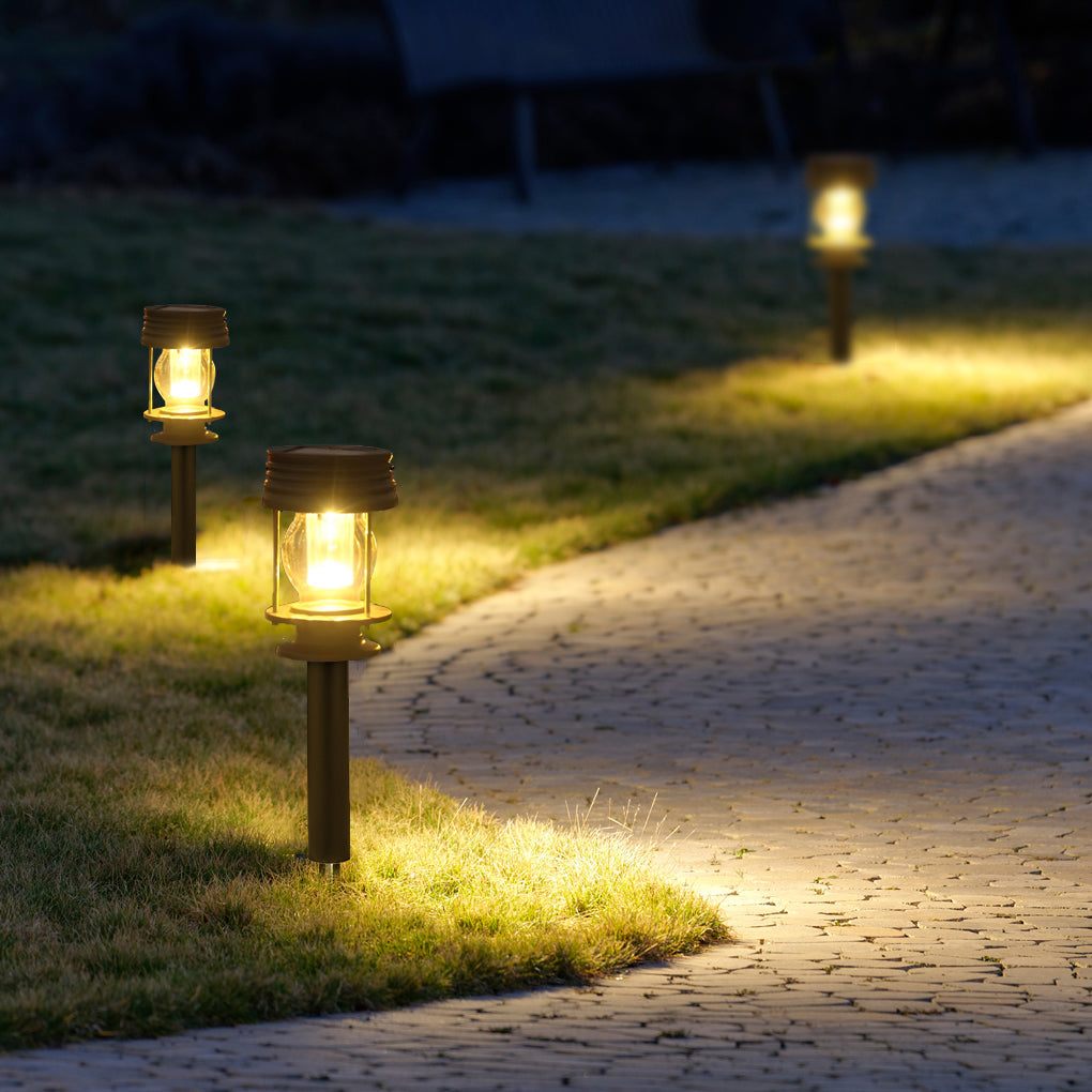 Retro Solar Powered Outdoor Light Ha080366