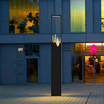 Modern Rectangular Glass LED Pathway Lights for Elegant Outdoor Spaces