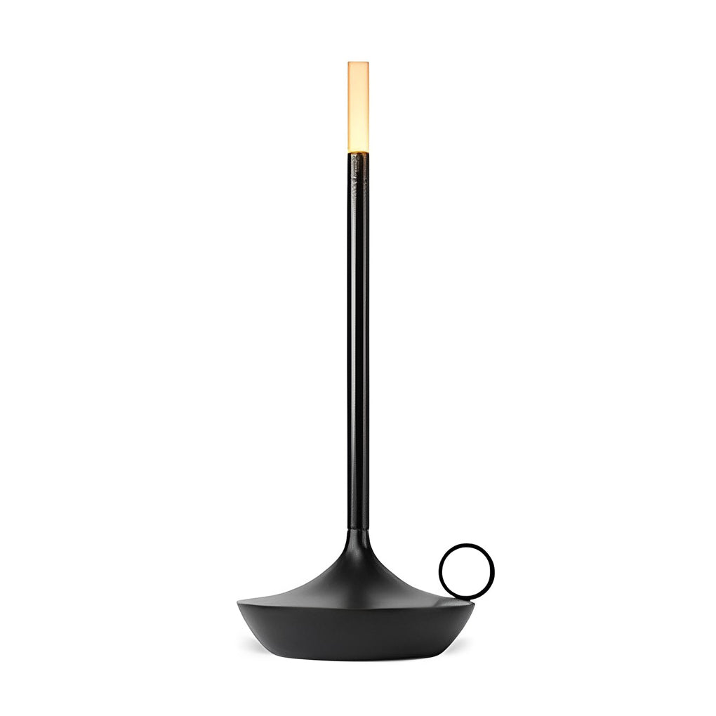 Cordless Portable Candle Wick Led Minimalist Table Lamp