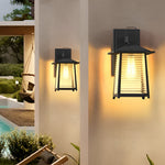 Thickened Retro Solar Outdoor Wall Light Ha084159
