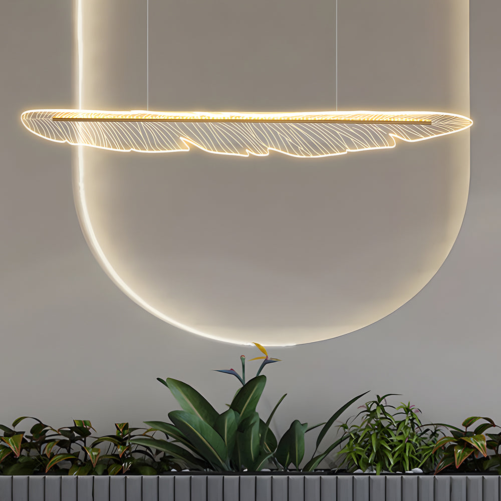 Acrylic Leaf Led Modern Chandelier Li002712