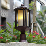 Retro Outdoor Pillar Lamp Ha082052