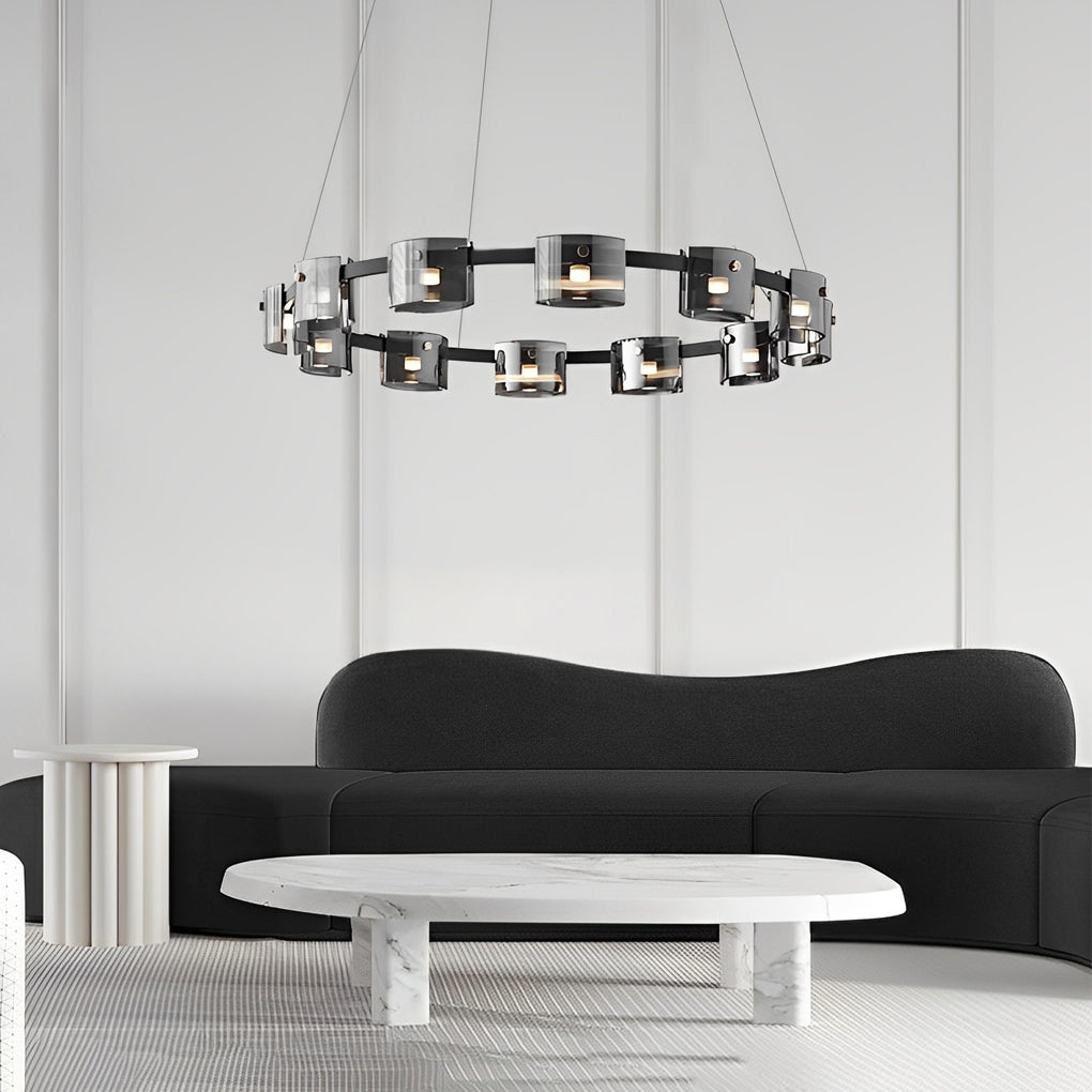 Circle Led Nordic Chandelier Ha084946
