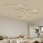 Modern Circular 2 3 Light C Shape Suspension Ceiling Lamp