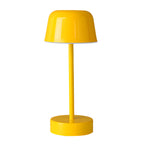 Tunable Metal Finish Table Lamp In Hat Style
