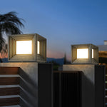 Square Solar Post Caps Light Ha092530