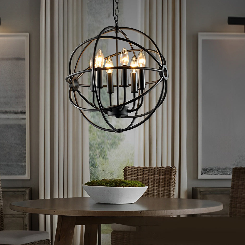 Retro Birdcage Chandelier Ha084446