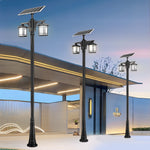 Vintage Led Solar Outdoor Pole Lights Li002166