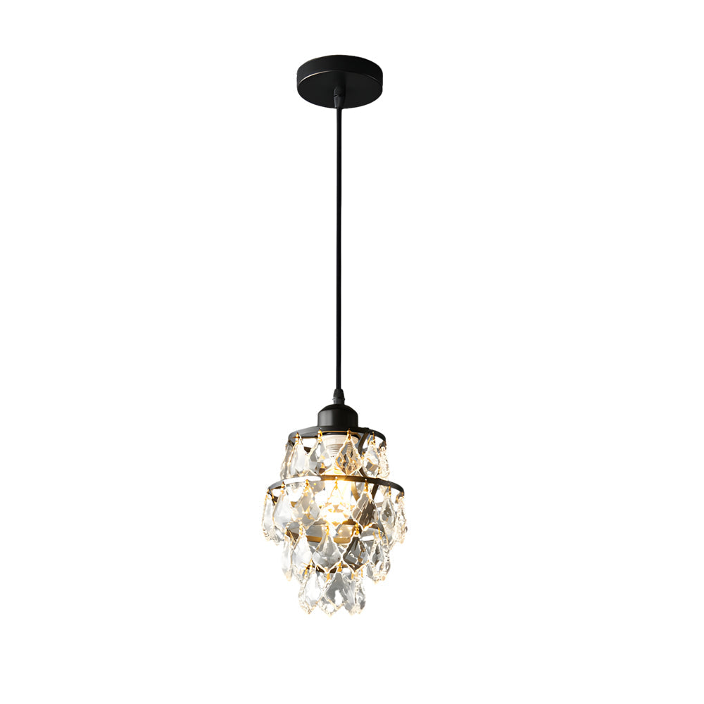 1 Light Mini Crystal Small Pendant Light