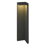 Modern Outdoor Path Light with Half-Cut Rectangular Design in Gray, LED 4.5W, IP54 Waterproof