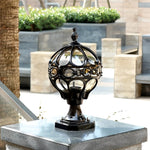 Round Ball Fence Post Lights Ha080221