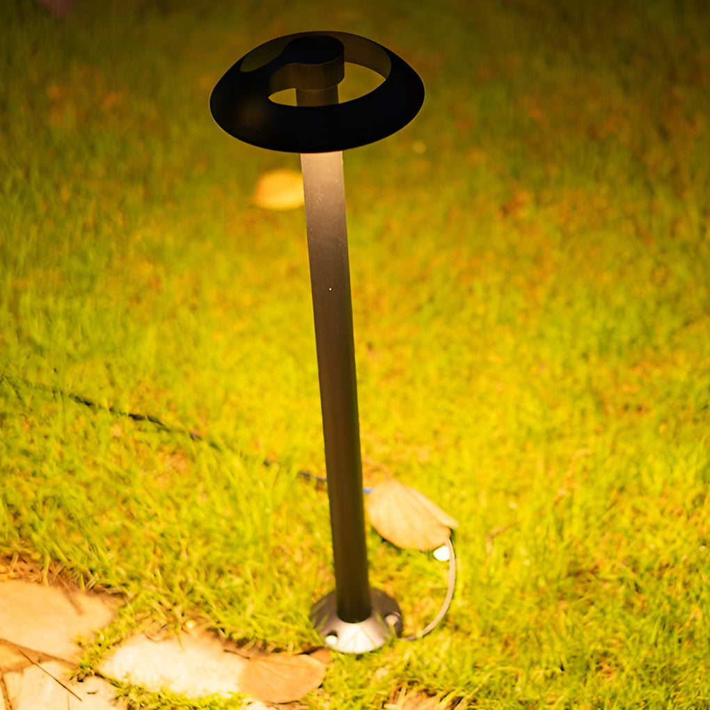 Lumière Mushroom LED Path Light — Waterproof Aluminum Landscape Lamp for Modern Gardens