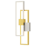 Rectangular Three Color Light Led Nordic Wall Light Fixture Wall Lamp