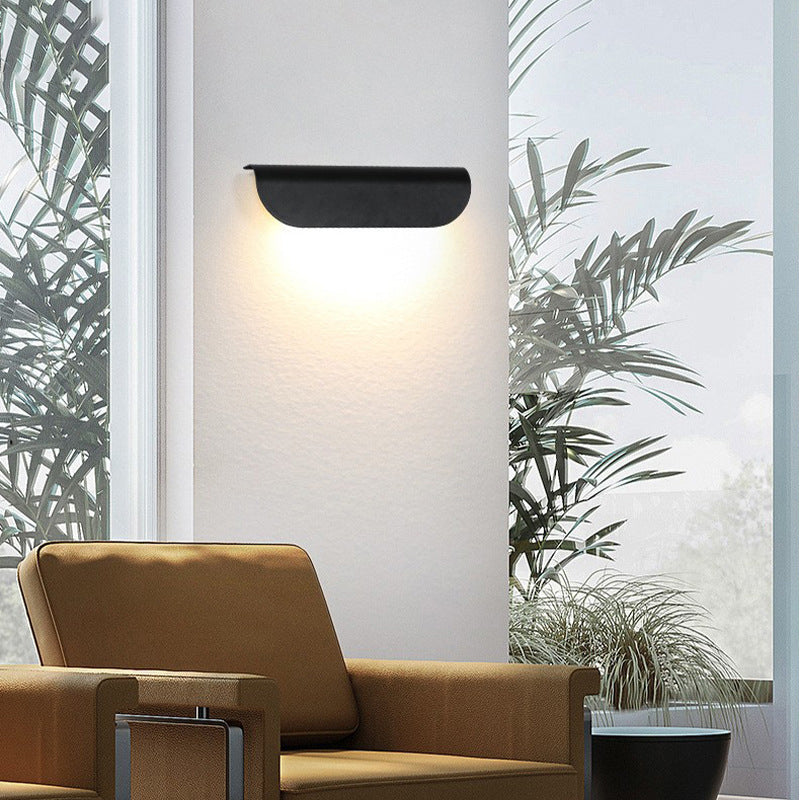 Aluminum Rectangular Modern Wall Light Ha098341