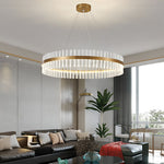 Round Crystal Pendant Light Li002000