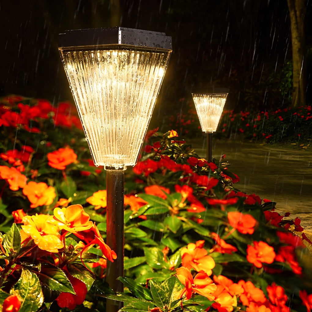 Ripple Solar Post Lights – Dimmable LED Garden & Pathway Lamps