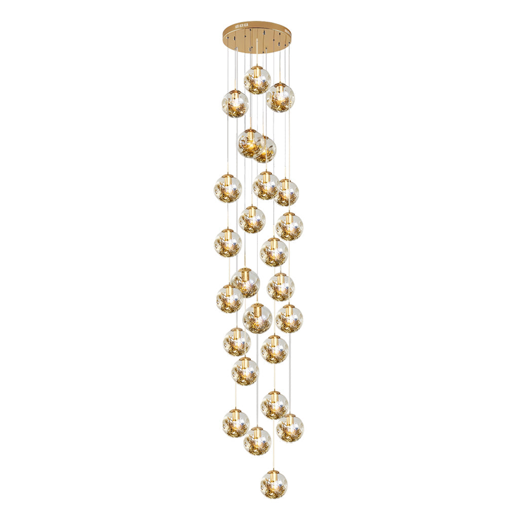 Glass Globes Shade Chandelier Ha095051