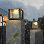 Square Led Waterproof Solar Fence Lamp Ha084274