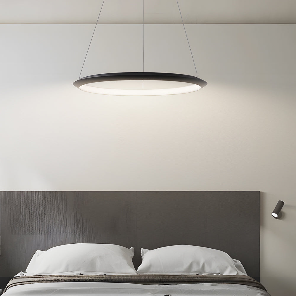 Black Ring Chandelier Led Pendant