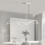 Wave Lines Dimmable With Remote Led Chandeliers Dining Room Lights