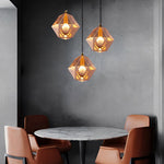 Glass Metal Nordic Kitchen Island Lighting Li002153