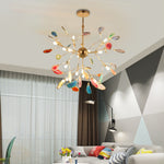 Nordic Minimalist Modern Simple Branch Agate Pendant Lamp