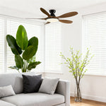 Aurelia 5-Blade LED Ceiling Fan with Full-Spectrum Light