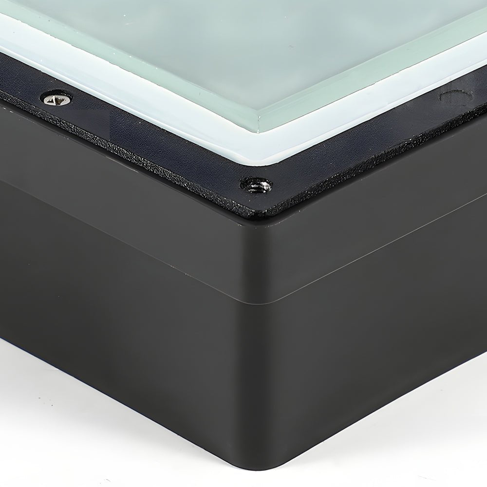 Modern Square LED In-Ground Well Lights for Pathways and Steps