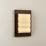 Wavelet Wall Sconce – Sculptural Fabric LED Wall Light in Stainless Steel