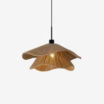 Vintage Straw Hat Petal Chandelier