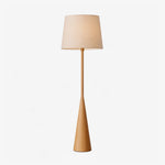 Nordic Grain Floor Lamp – Modern Wood Finish Standing Light for Living Room & Bedroom