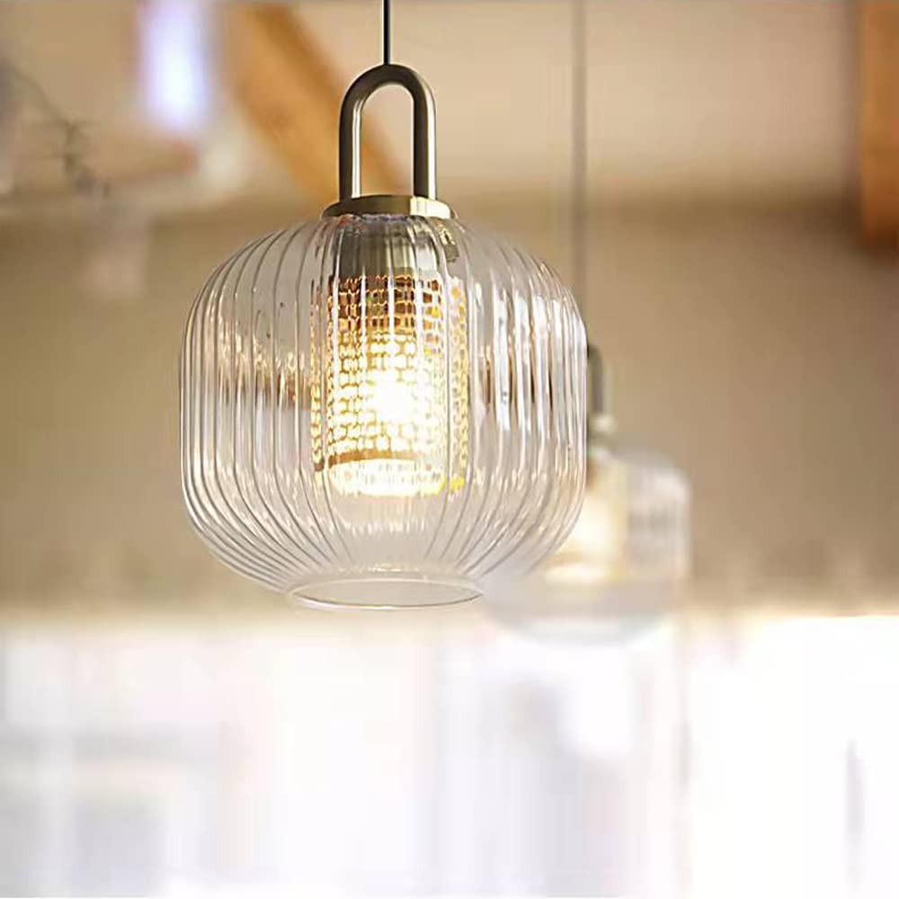 Modern Simple Clear Light Stripe Led Chandelier