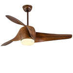 52 Inches Creative Intelligent Timing Three Color Dimming Ceiling Fan Light