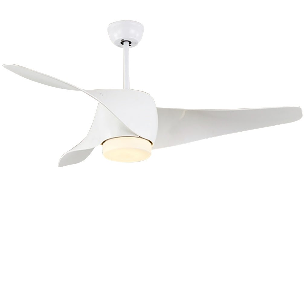 52 Inches Creative Intelligent Timing Three Color Dimming Ceiling Fan Light