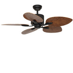 52Inches Retro Variable Frequency Remote Control Smart Timing Noiseless Ceiling Fan Light 1