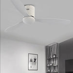 52 Variable Frequency With Remote Control Three Color Dimming Led Ceiling Fan Lamp