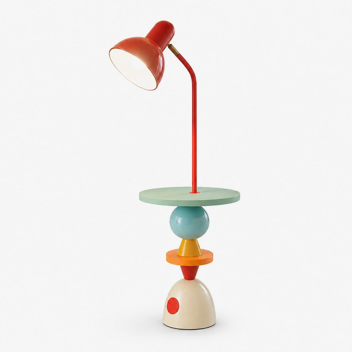 Playform Color Block Floor Lamp – Sculptural Metal LED Floor Light